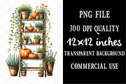 Green Autumn Clipart, an Illustration by Designking (Thumbnail 5 of 5)