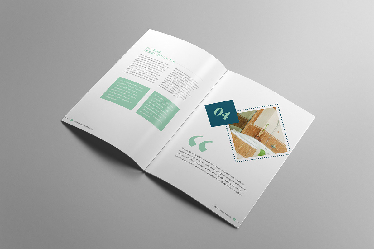 Interior Design Magazine Lookbook, a Magazine Template by Layout Design (Photo 4 of 13)
