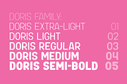 DORIS - Handwritten Font Family, a Handwritten Font by Fontsphere (Thumbnail 3 of 10)
