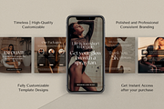 Spray Tanning Instagram Posts, a Social Media Template by Design Lush Studio (Thumbnail 4 of 9)