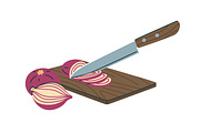 Cutting and grating vegetables set, a Food Illustration by Good Studio (Thumbnail 10 of 10)