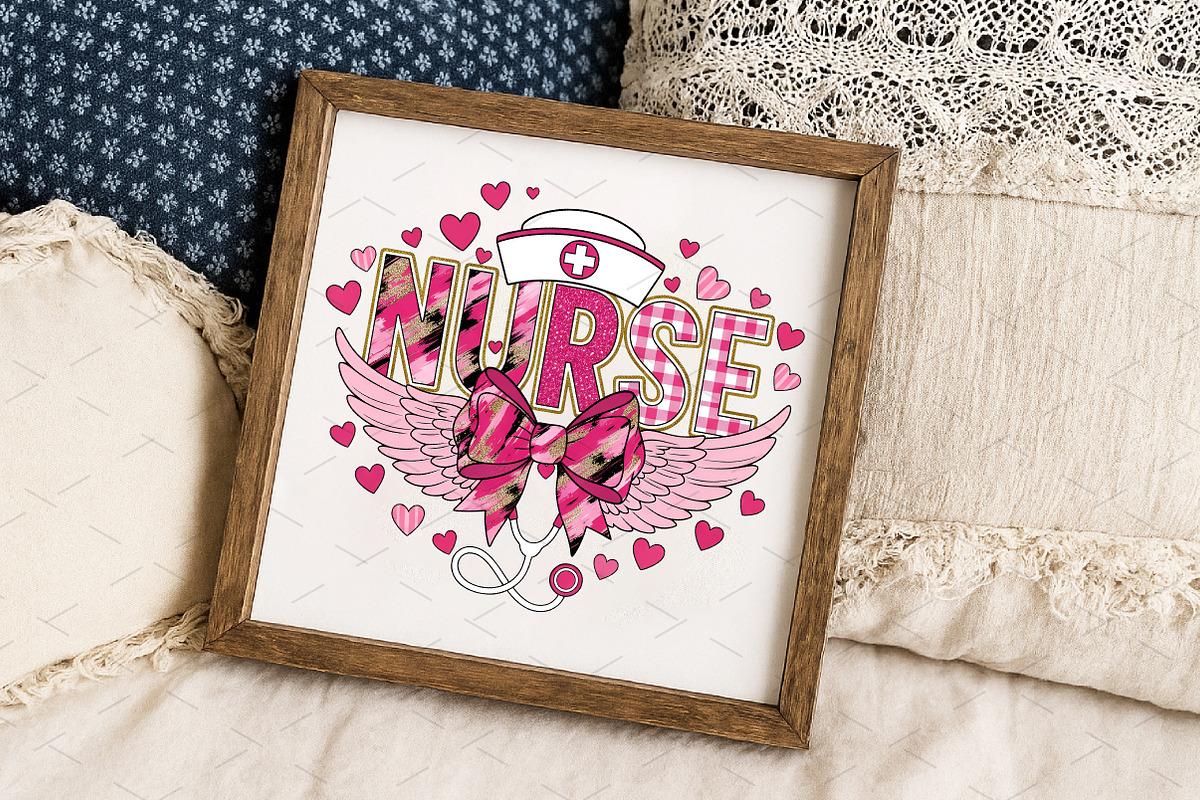 Valentine coquette Nurse Png, an Illustration by Libby Wishes (Photo 7 of 8)