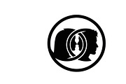 couple initial circle monogram, an Illustration by Amazin_art (Thumbnail 12 of 31)