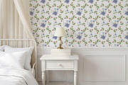 Rose & Forget Me Not Patterns, a Pattern Graphic by Nadia Semyroz (Thumbnail 3 of 6)
