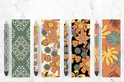 Tropical Flower Pattern Retro Summer, a Pattern Graphic by Trendingdigital (Thumbnail 9 of 21)