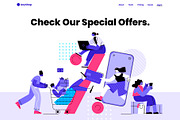 SALE! E-Commerce Illustration Kit, an iPhone Mockup by Formfrom (Thumbnail 12 of 18)