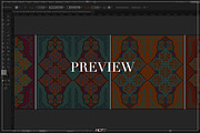 Eastern Scarf | Vector Pattern, a Pattern Graphic by AALofts Design (Thumbnail 5 of 6)