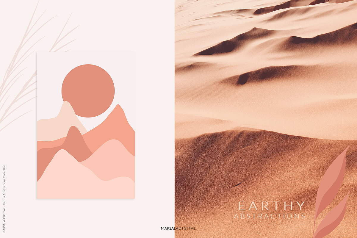 EARTHY Abstractions & Prints, a Decorative Illustration by Kaya Fonts (Photo 11 of 15)