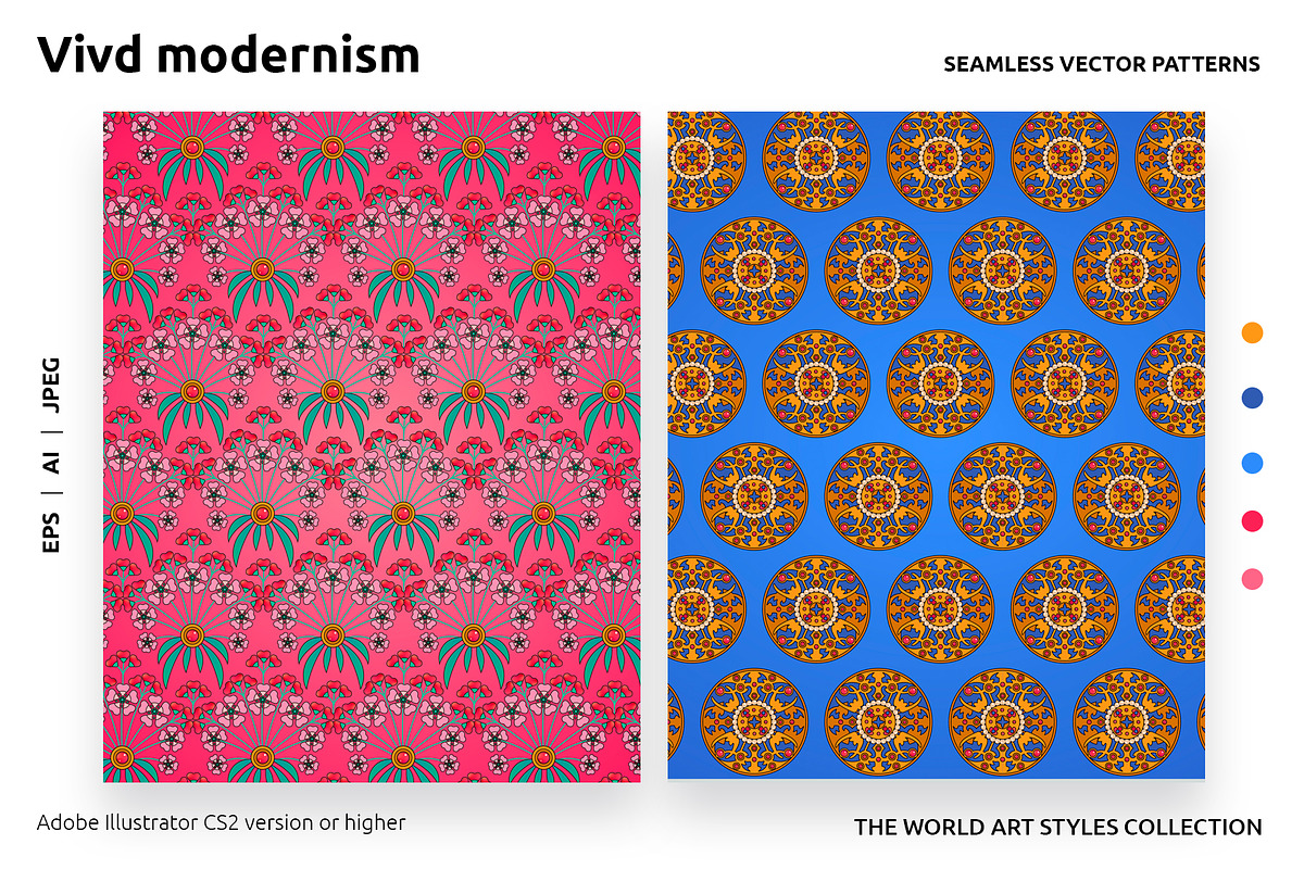 Abstract Modernism Vector Patterns
