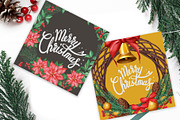 Christmas wreaths, a Seasonal Illustration by DamriNa art (Thumbnail 3 of 5)