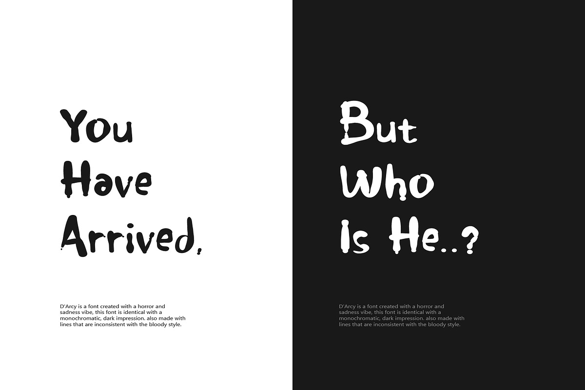 D'arcy Typeface, a Font by Phoenix Dungeon (Photo 4 of 9)