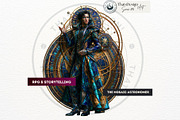 Glassborn Court Stained Glass PNG, a Decorative Illustration by ThatsDesignArt (Thumbnail 8 of 18)
