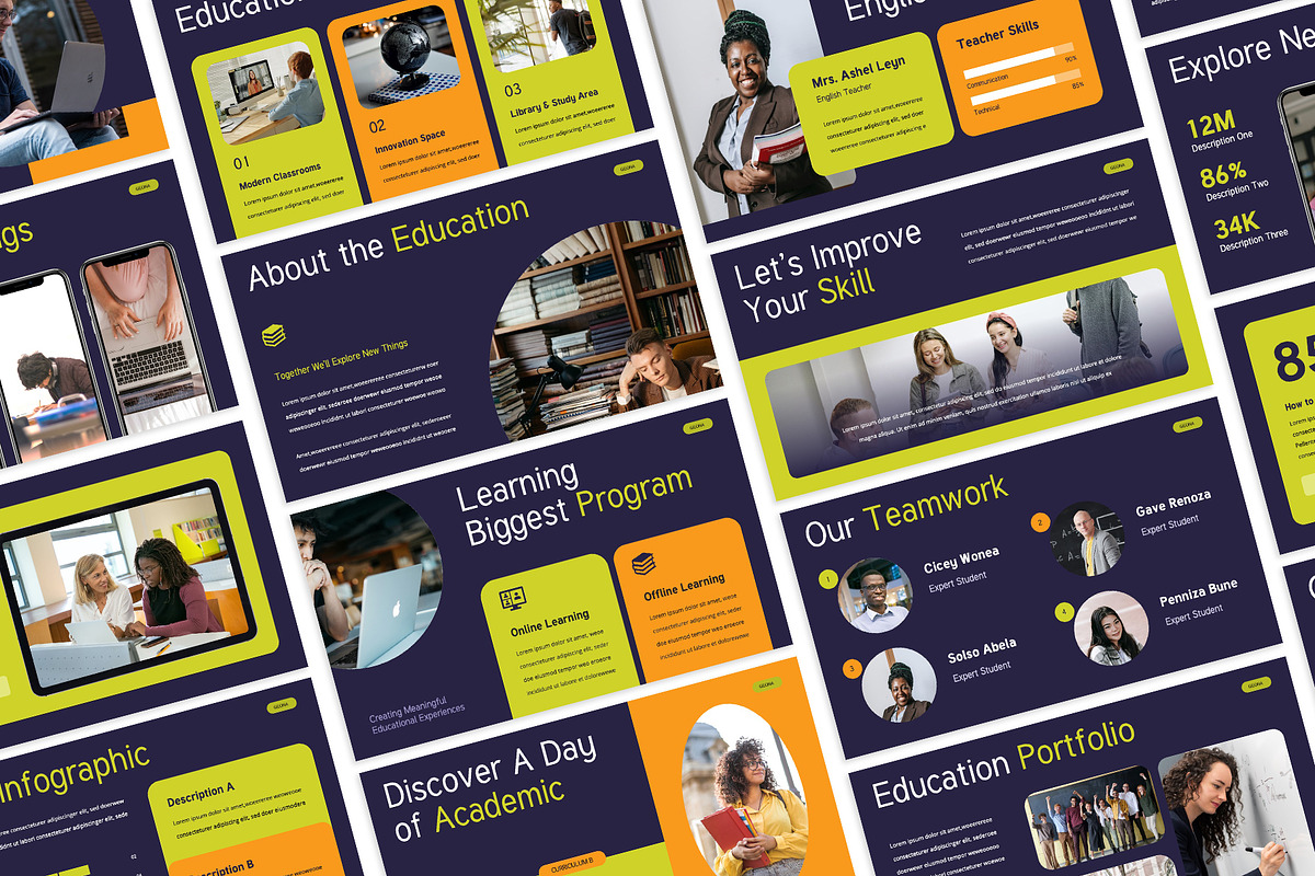 Education Google Slides, a Presentation Template by rgbryand (Photo 6 of 7)