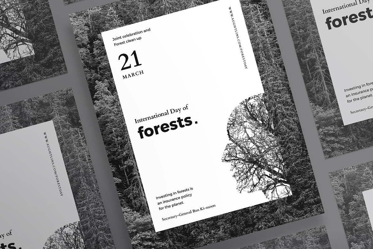 Posters | Forests Day, a Flyer Template by Amber Graphics