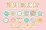 Packaging Stickers - Bundle of 12, a Stationery Template by SunshineStudioBoutique (Thumbnail 2 of 10)