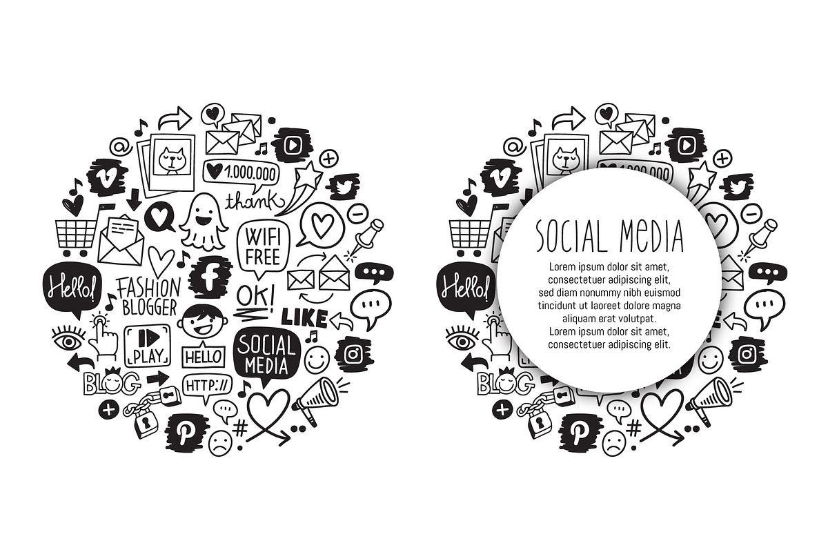Social Media Illustration-Icon Pack, an Outline Icon by Pingebat (Photo 6 of 7)