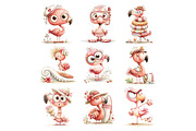 Whimsical Beach Flamingo PNG, a Seasonal Illustration by Nicolle's Colorful Art (Thumbnail 5 of 5)
