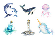 Adventure at Sea Nursery Clipart, an Illustration by CreationArt (Thumbnail 4 of 5)
