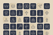 Orthodox Christian Icons, an Outline Icon by Prosymbols (Thumbnail 7 of 8)