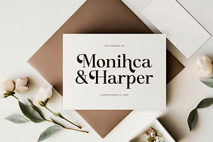 Miraden Florale Modern Serif Font