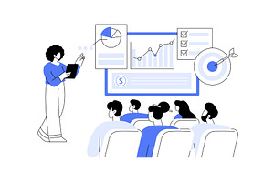 Project closure isolated cartoon, a Person Illustration by Visual Generation