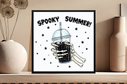 Spooky Summer PNG, an Illustration by DreamCafeArt (Thumbnail 5 of 5)