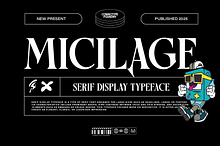 Micilage - Serif Display Typeface