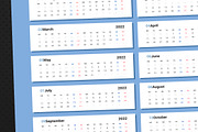Calendar 2022 Alternative Design, a Stationery Template by WORAKAMON Design Studio (Thumbnail 2 of 4)