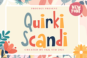 Quirki Scandi - Kids Font, a Sans Serif Font by tokokoo (Thumbnail 1 of 12)