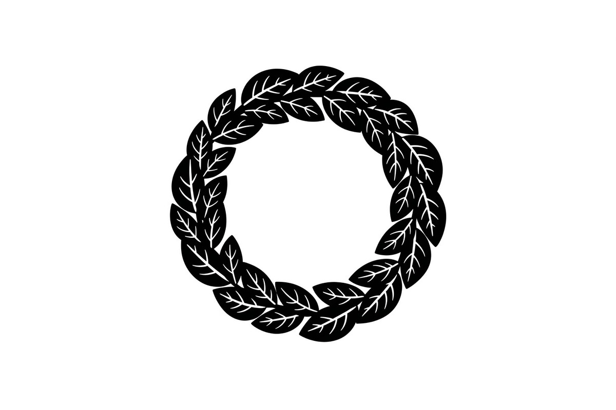 Leaf Laurel Wreath Frame Bundle, an Illustration by Gaye Art (Photo 22 of 51)