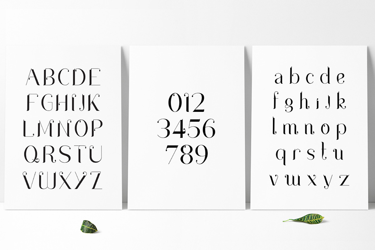 Drops Typeface preview 2