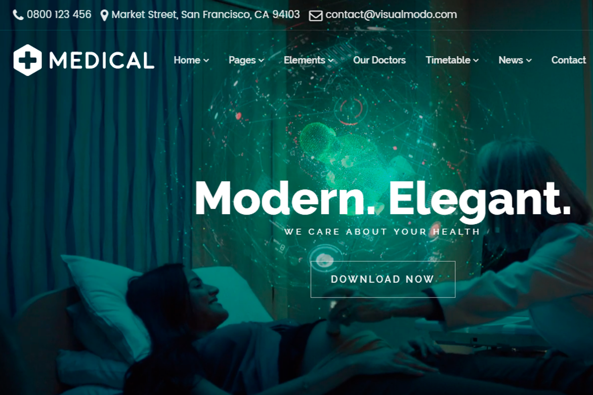 Medical Health Care WordPress Theme
