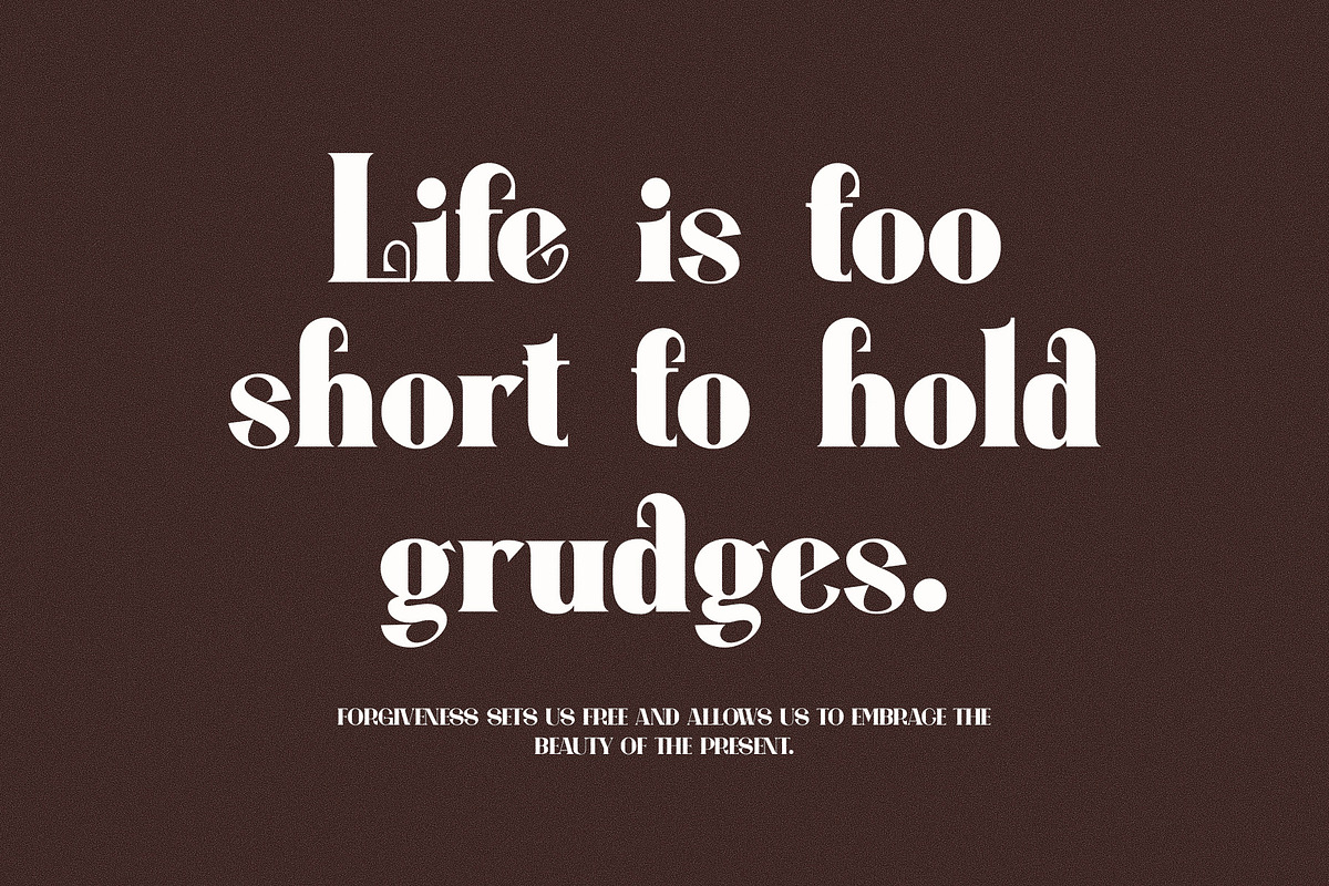 Hungda Elegant Serif Font Typeface, a Serif Font by Perfectype (Photo 2 of 7)