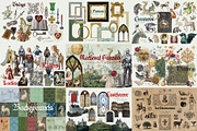 COLLAGE BUNDLE Mixed-Media Scrapbook, an Object Graphic by alenaganzhela (Thumbnail 9 of 11)