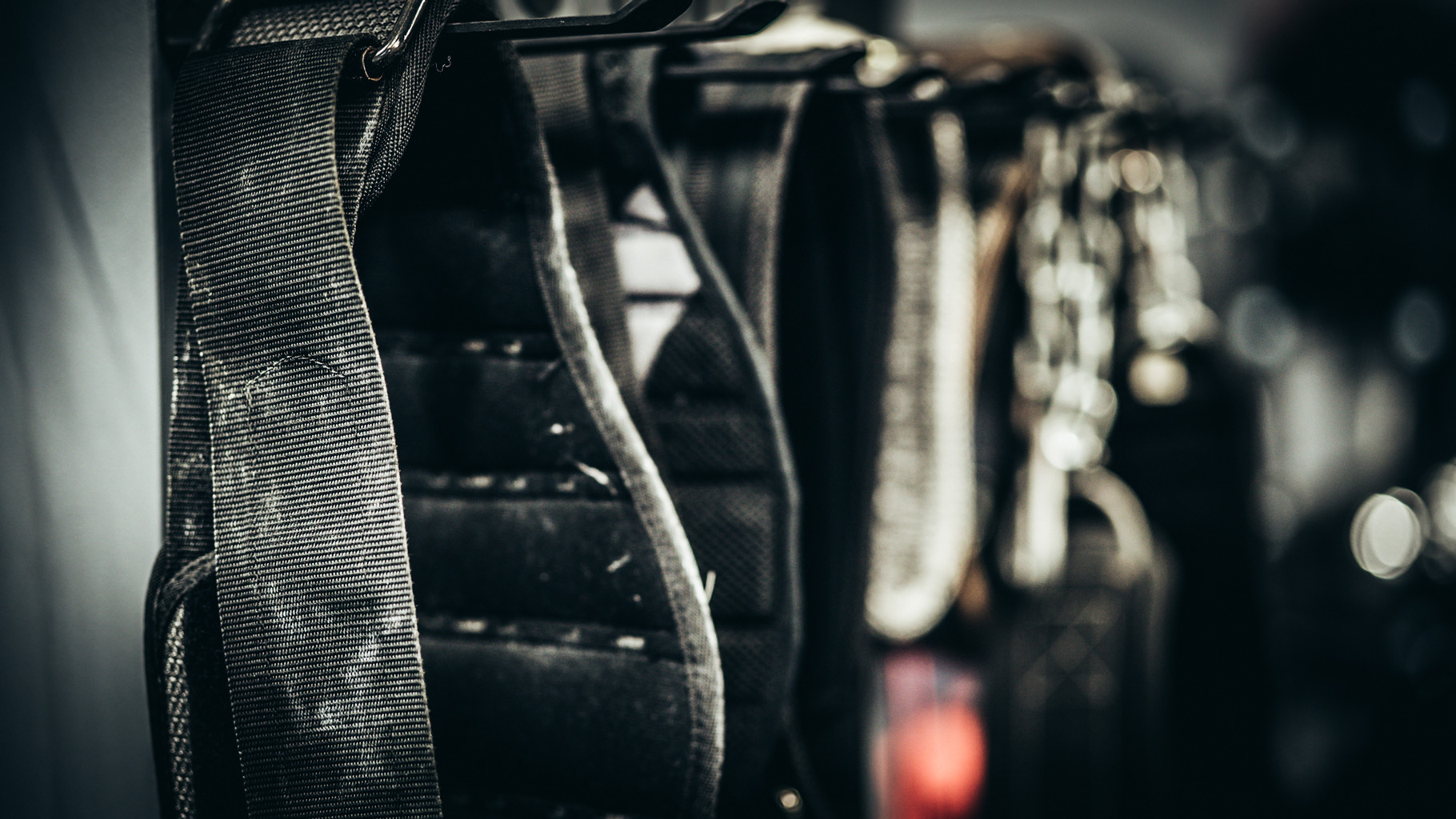 Various Lifting Belts On Rack At Gym, a Sports & Recreation Photo by Snake Eye Media
