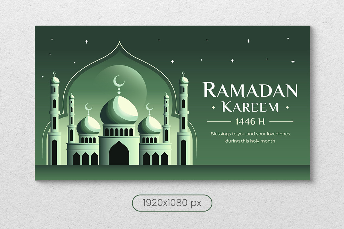 Ramadan Kareem Greetings Card Vol.1, a Social Media Template by muhisya (Photo 6 of 6)