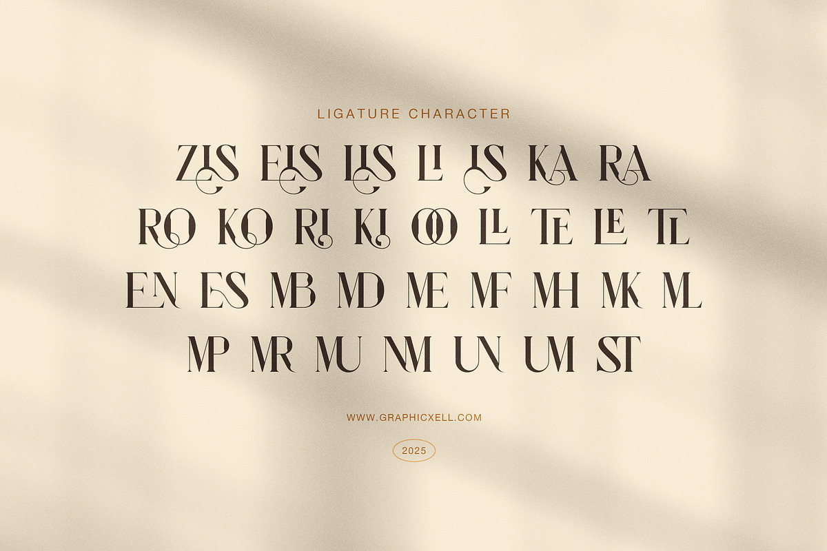 Glisero Elegant Serif Font, a Serif Font by Graphicxell (Photo 7 of 8)