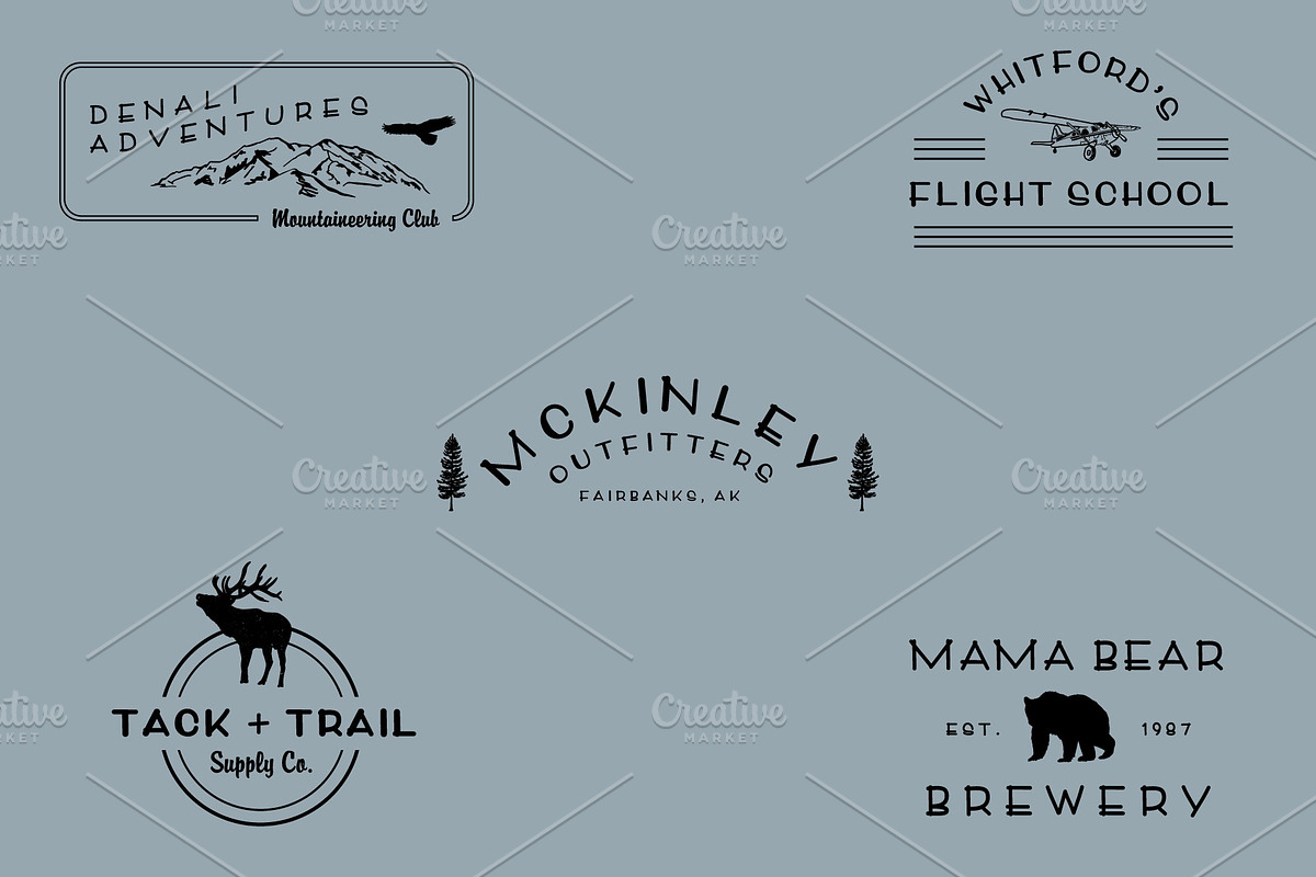 Denali Font, Illustrations, & Logos! preview 2