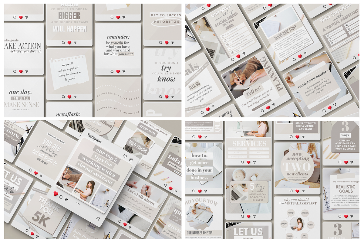 1,000 Virtual Assistant Templates, a Social Media Template by Oh So Social Boutique (Photo 2 of 8)