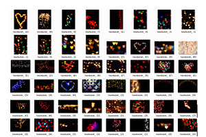 Heart Bokeh JPG Photoshop Overlays