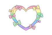 Valentine Heart Frame Bow Collection, a Person Illustration by Designer_Momina (Thumbnail 10 of 17)