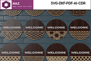 Laser Cut Welcome Sign Bundle 288, a Graphic by AtacanDigital (Thumbnail 1 of 6)