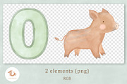 Pokraky_Cute Baby Boar, an Animal Illustration by Pokraky (Thumbnail 5 of 5)