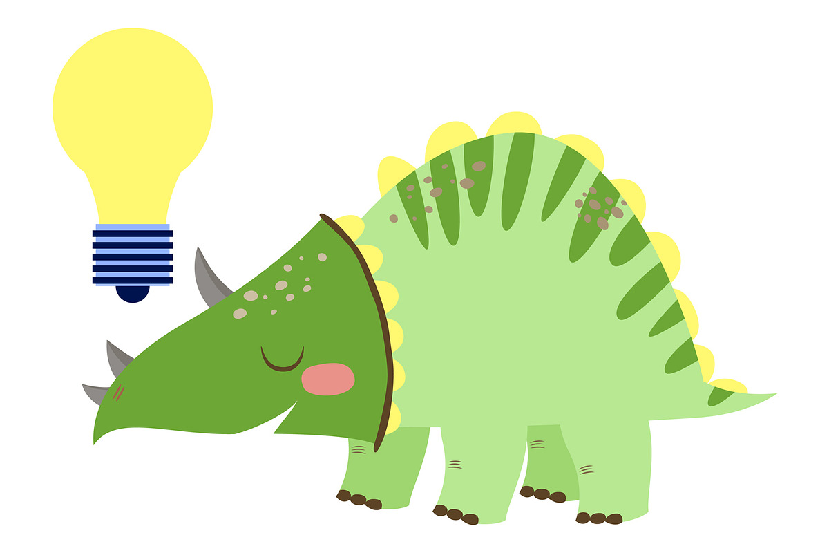 Back to School Dinosaur Clipart, an Education Illustration by the_myro (Photo 6 of 9)