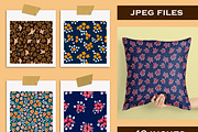Retro Ditsy Seamless Patterns, a Pattern Graphic by Lagmar Design (Thumbnail 4 of 12)