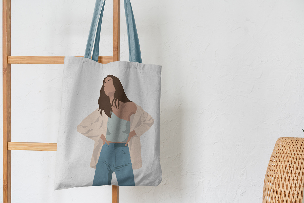 ABSTRACT ILLUSTRATIONS STYLISH GIRLS, a Person Illustration by Olg Store (Photo 6 of 7)