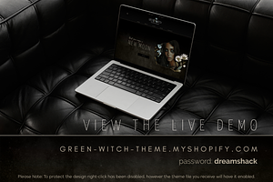 Green Witch Shopify Theme