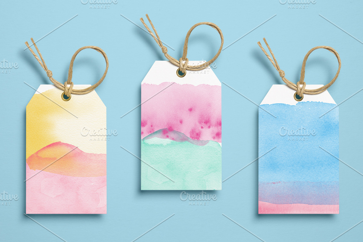 Watercolor Photoshop Brushes, a Brush Add-On by Little Bean (Photo 2 of 6)