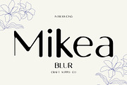 Mikea Blur, a Sans Serif Font by Craft Supply Co. (Thumbnail 1 of 8)