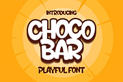 Choco Bar Playful Display, a Handwritten Font by Gumrega Studio (Thumbnail 1 of 7)